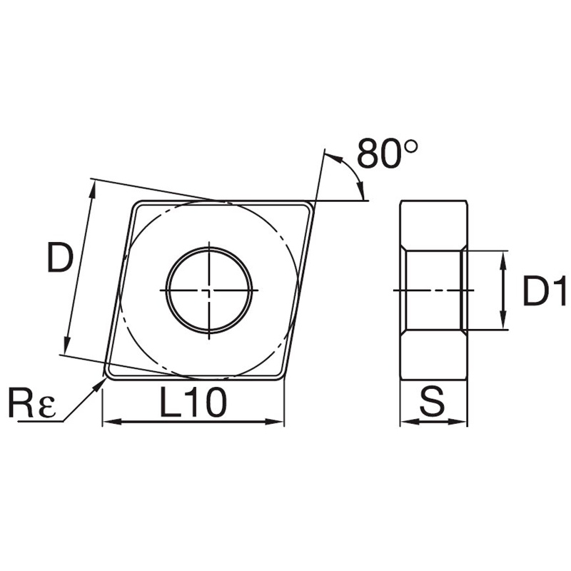 INSERTO TORNEADO CNMM433RM KCP40 KENNAMETAL