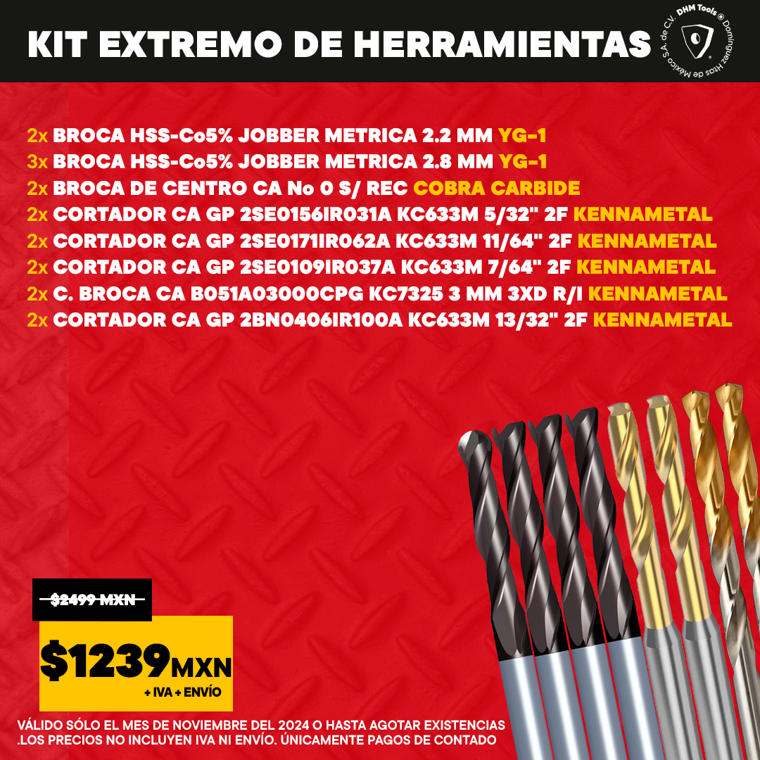 KIT EXREMO DE HERRAMIENTAS