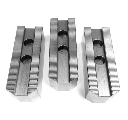 JGO DE MORDAZAS MAQUINABLES ACERO 8" 90° (3 PZAS) ABS
