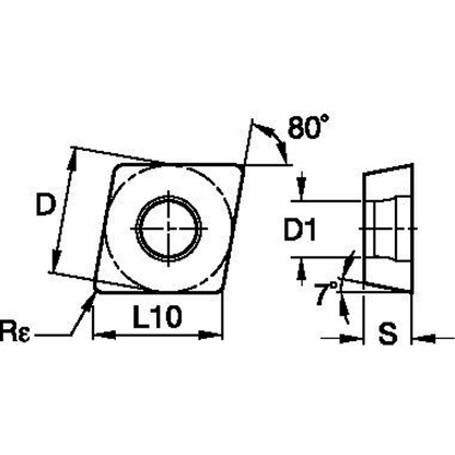 INSERTO TORNEADO CCMT2151FP WP15CT WIDIA