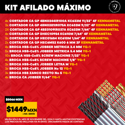 KIT AFILADO MÁXIMO