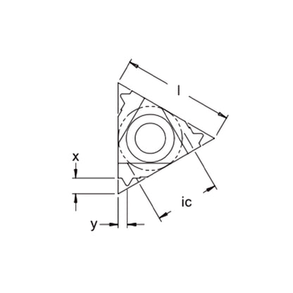 INSERTO ROSCADO 16IR07ISO SP4066 KENNAMETAL