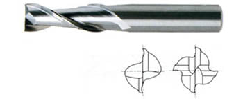 CORTADOR CA L 3/8" 4F YG-1