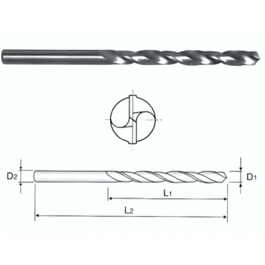 BROCA CA JOBBER 19/64" YG-1