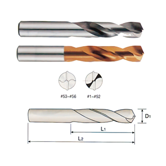 BROCA HSS-Co8% SCREW MACHINE 1/8" YG-1