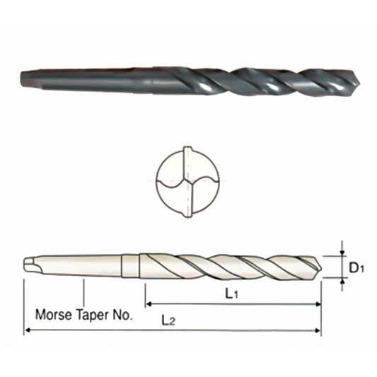 BROCA HSS 1-3/4" CONO MT4 YG-1