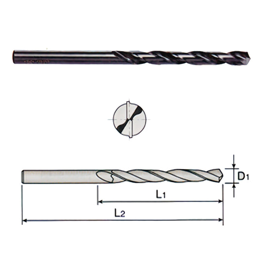 BROCA HSS-Co5% AIRCRAFT L No 10 X 6" YG-1