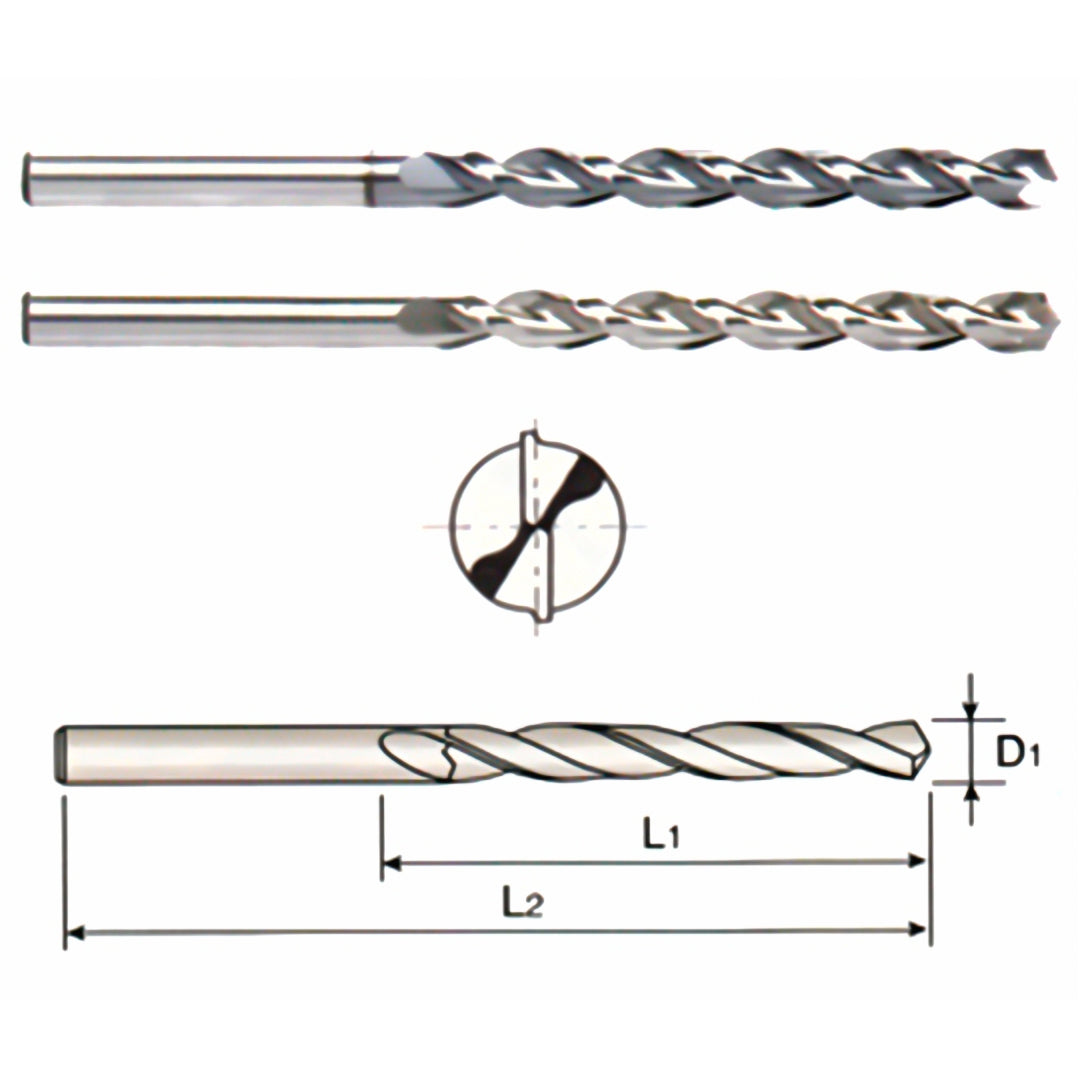 BROCA HSS-Co5% ZANCO RECTO PF 5/32" YG-1