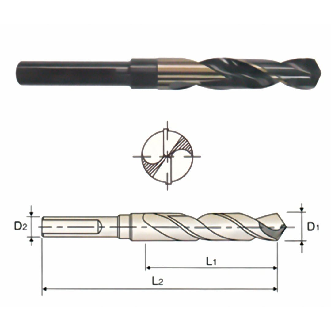 BROCA HSS ZANCO 1/2" 1 - 1/4" YG-1