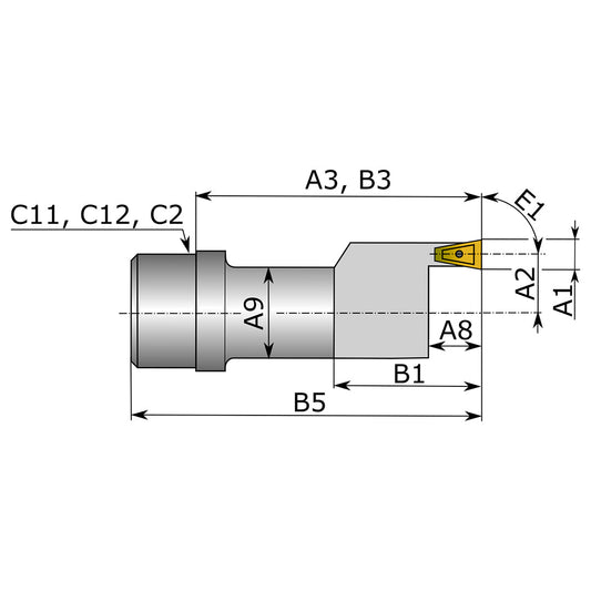 CARTUCHO KM50NSR3 KENNAMETAL