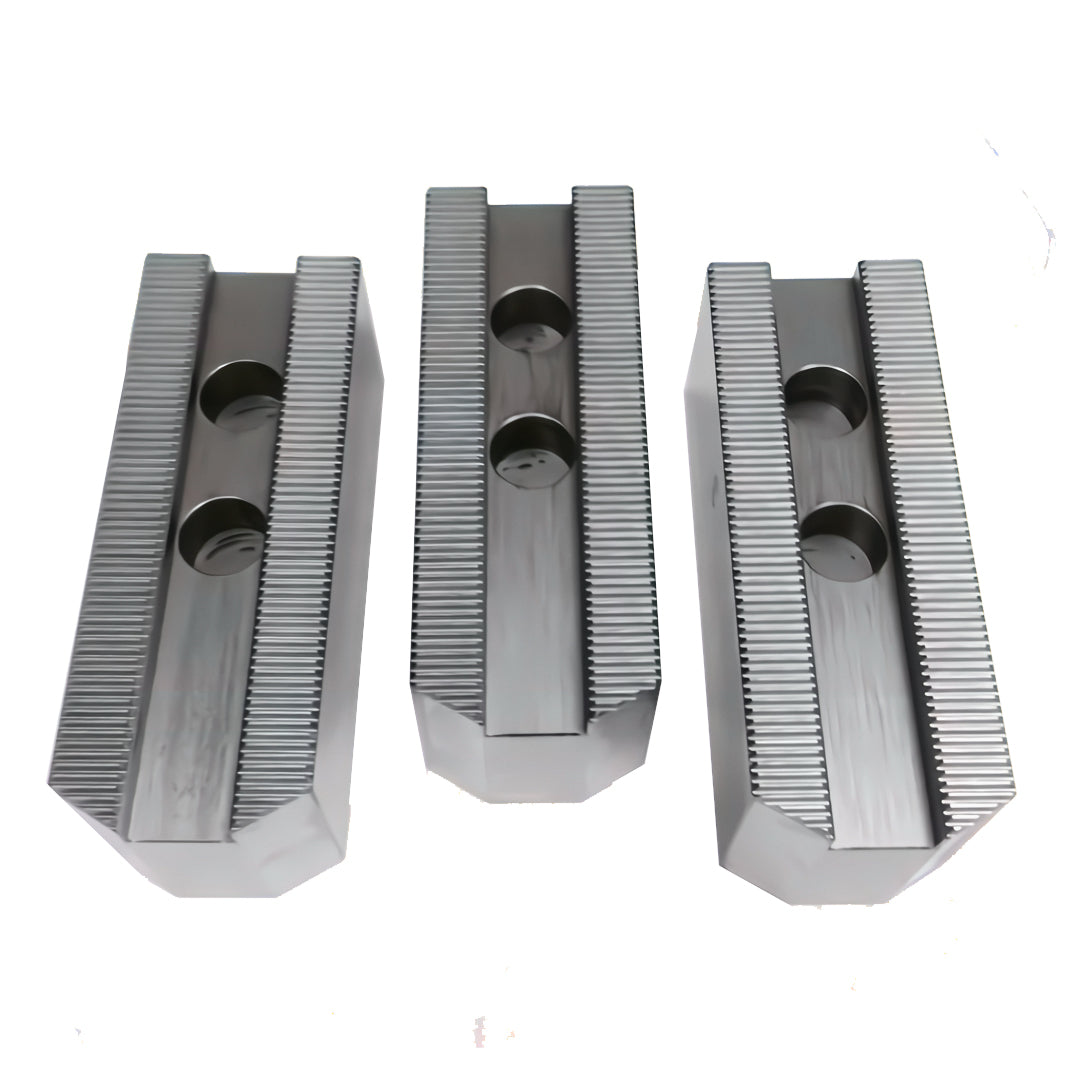 JGO DE MORDAZAS MAQUINABLES ACERO 10" X 1.5 MM 60ø (3 PZAS) ABS
