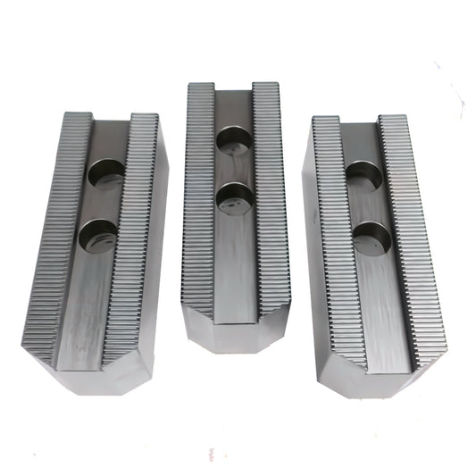JGO DE MORDAZAS MAQUINABLES ACERO 10" X 1.5 MM 60ø (3 PZAS) ABS